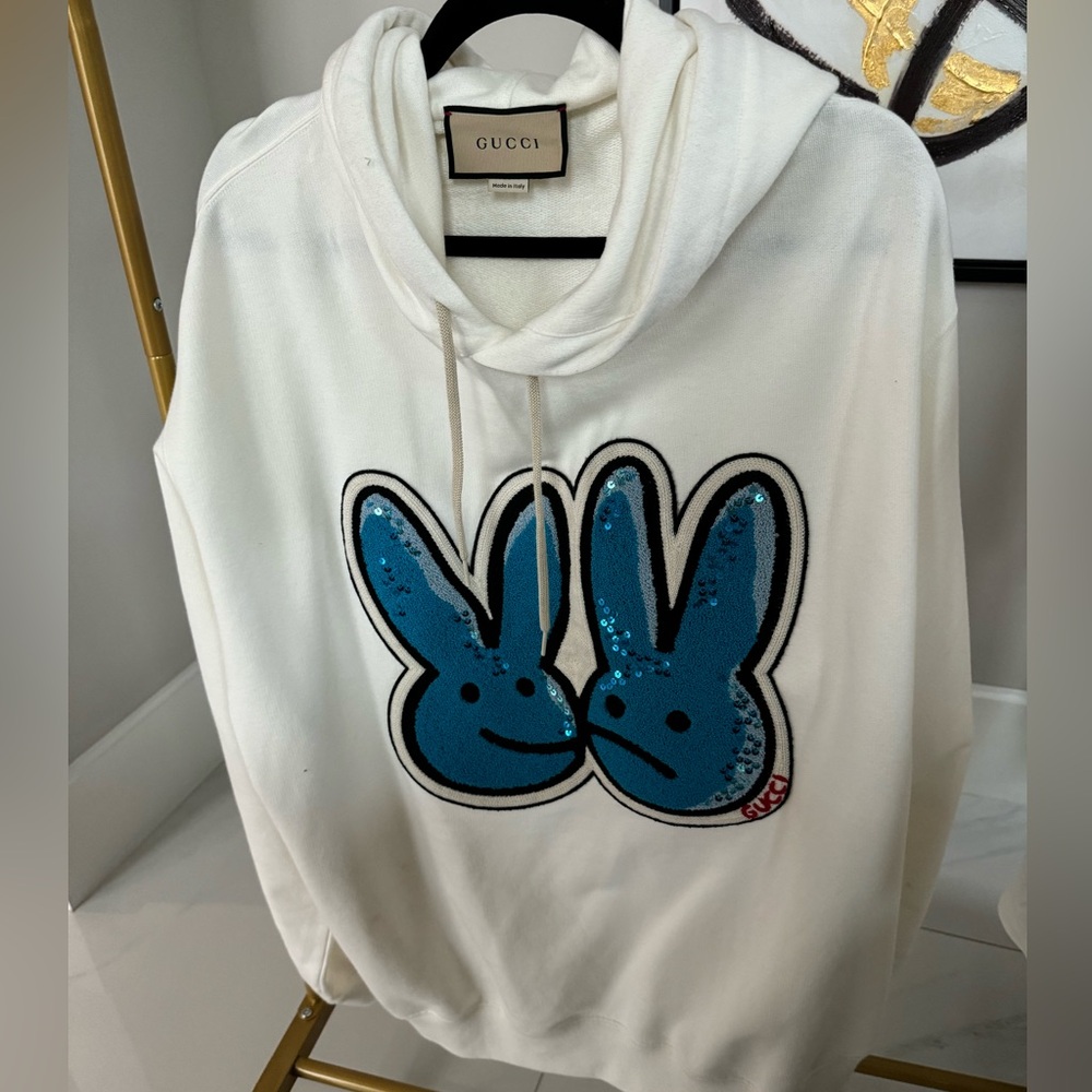 Gucci Lunar New Year Sweater Hoodie Cream